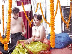 Cheating wife part 02 Newly Married wife with Her Boy Friend Hardcore Fuck in front of Her Husband ( Hindi Audio )